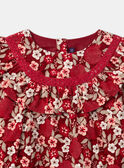 Vestido floral de pana LALOUNETTE / 24H2PFR2ROBF506