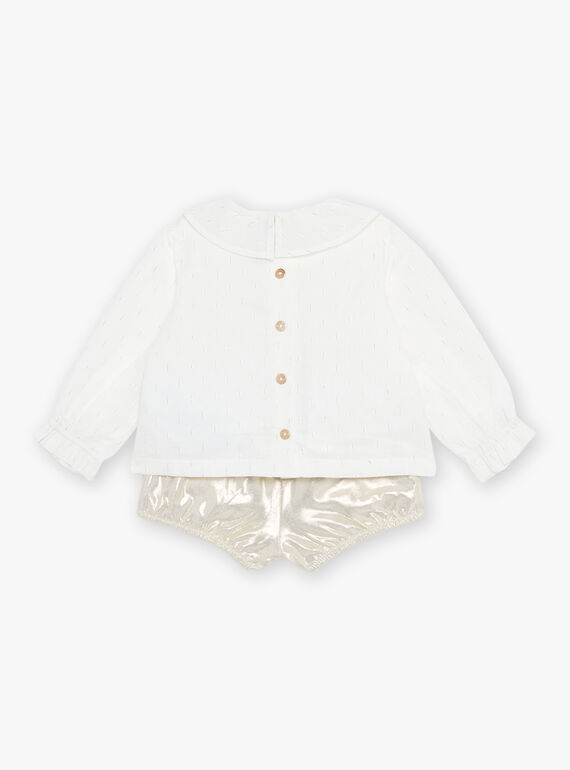 Conjunto de blusa y cubrepañal de navidad DAVIVI / 22H1BF61ENS954