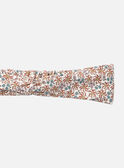Diadema trenzada color vainilla con estampado de flores KAISABELLE / 24E4BFC1BAN114