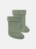 Light green RAIN BOOTS LUACHAGE / 24F10PG22D0C602