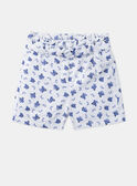 Pantalón corto floral color crudo KRESHOETTE / 24E2PFL1SHO001