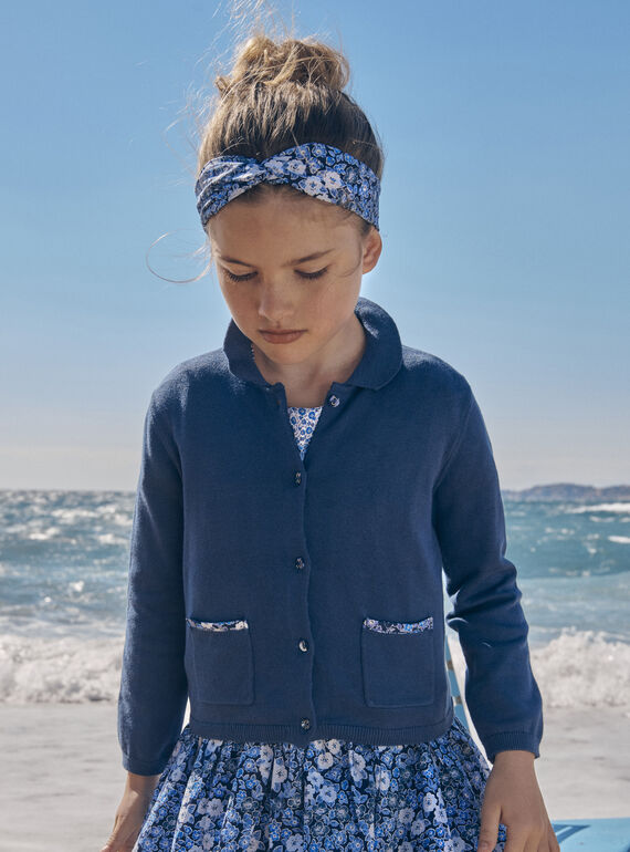Chaqueta de punto azul LECARDETTE / 24H2PFJ1CARC233
