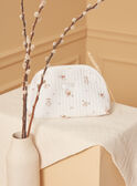 Neceser crudo de popelina con estampado de animales del bosque LOADEN / 24H0AM11ACD001