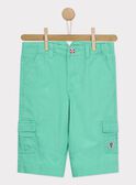 Bermudas de color verde RUAFIAGEEX / 19E3PGP6BER611