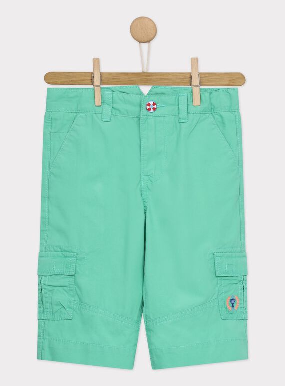 Bermudas de color verde RUAFIAGEEX / 19E3PGP6BER611
