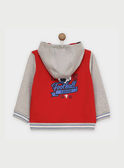 Chaqueta de chándal de color rojo RAJOTAGE 3 / 19E3PGB3JGH050
