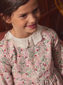 Vestido floral con cuello babero  LADEDETTE / 24H2PFQ1ROB001