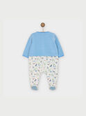 Pelele de terciopelo de color azul REMY / 19E5BG75GRE213