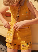Short amarillo mostaza de punto FLISHETTE / 23E2PFP1SHOB106