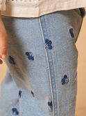 Pantalón bordado flores MADIANE / 25E1BF81PANP272