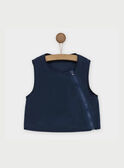 Parka de color azul pizarra RAARON / 19E1BG21PARC203