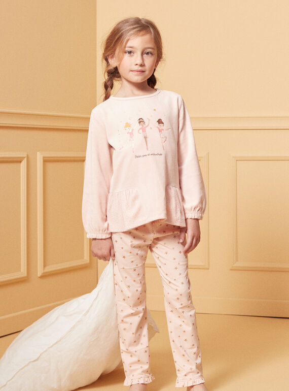 Pijama con bailarinas de terciopelo LUICLETTE / 24H5PF34PYJ311