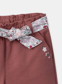 Pantalón de flores con cinturón LANINI / 24H1BFQ1PAN709