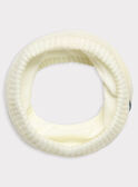 Cuello de color beige de punto espuma para bebé niño TAALEX / 20E4BGB1SNO632