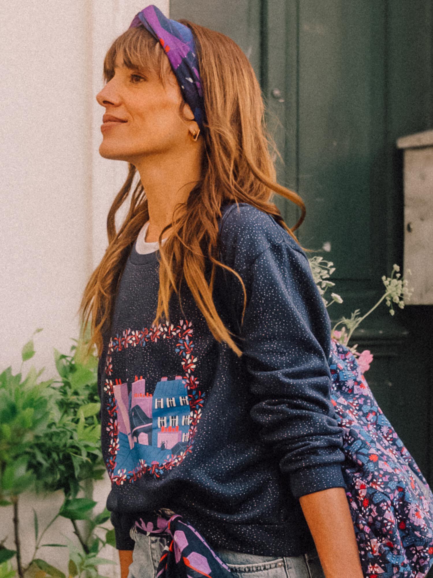 Camille Witt Limited Edition Su ter azul marino con lentejuelas