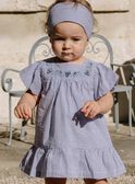 Vestido de seersucker con estampado vichy FANONO / 23E1BFN1ROB070