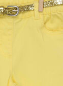 Pantalón de color amarillo RAMUFETTE1 / 19E2PFB1PANB105