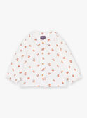 Camisa vainilla gasa de algodón con estampado de frutas GAAGATHE / 23H1BF71CHE114
