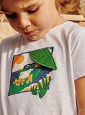Camiseta de color crudo de manga corta FLEFROGAGE / 23E3PGS3TMC001