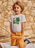 Camiseta de color crudo de manga corta FLEFROGAGE / 23E3PGS3TMC001