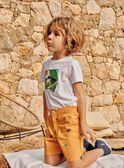Camiseta de color crudo de manga corta FLEFROGAGE / 23E3PGS3TMC001