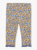 Camisa crudo con leggings y cinta para el pelo azul marino con flores 23E1BF81ENS001
