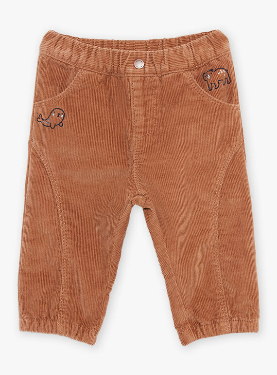 Pantalón marrón de pana DASCOTT / 22H1BGY1PAN804