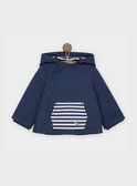 Parka de color azul pizarra RAARON / 19E1BG21PARC203