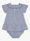 Vestido de seersucker con estampado vichy FANONO / 23E1BFN1ROB070