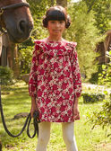 Vestido floral de pana LALOUNETTE / 24H2PFR2ROBF506