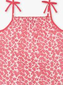 Camiseta de tirantes de color rosa para niña ZLYNETTE1 / 21E2PFL2DEB304