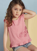 Camiseta de tirantes con estampado de mariposa para niña CAUJERETTE 1 / 22E2PFT4DEBD308