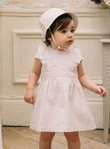 Vestido de ceremonia y cubrepañal para bebé niña CAJUSTINE / 22E1BFH1ROB301
