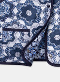 Chaleco azul y blanco, reversible y acolchado LEGILETTE / 24H2PFJ1CSM001