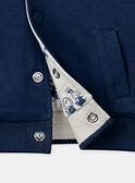 Chaleco reversible de colores  azul y crudo LADRISTO / 24H1BGJ1GILC230