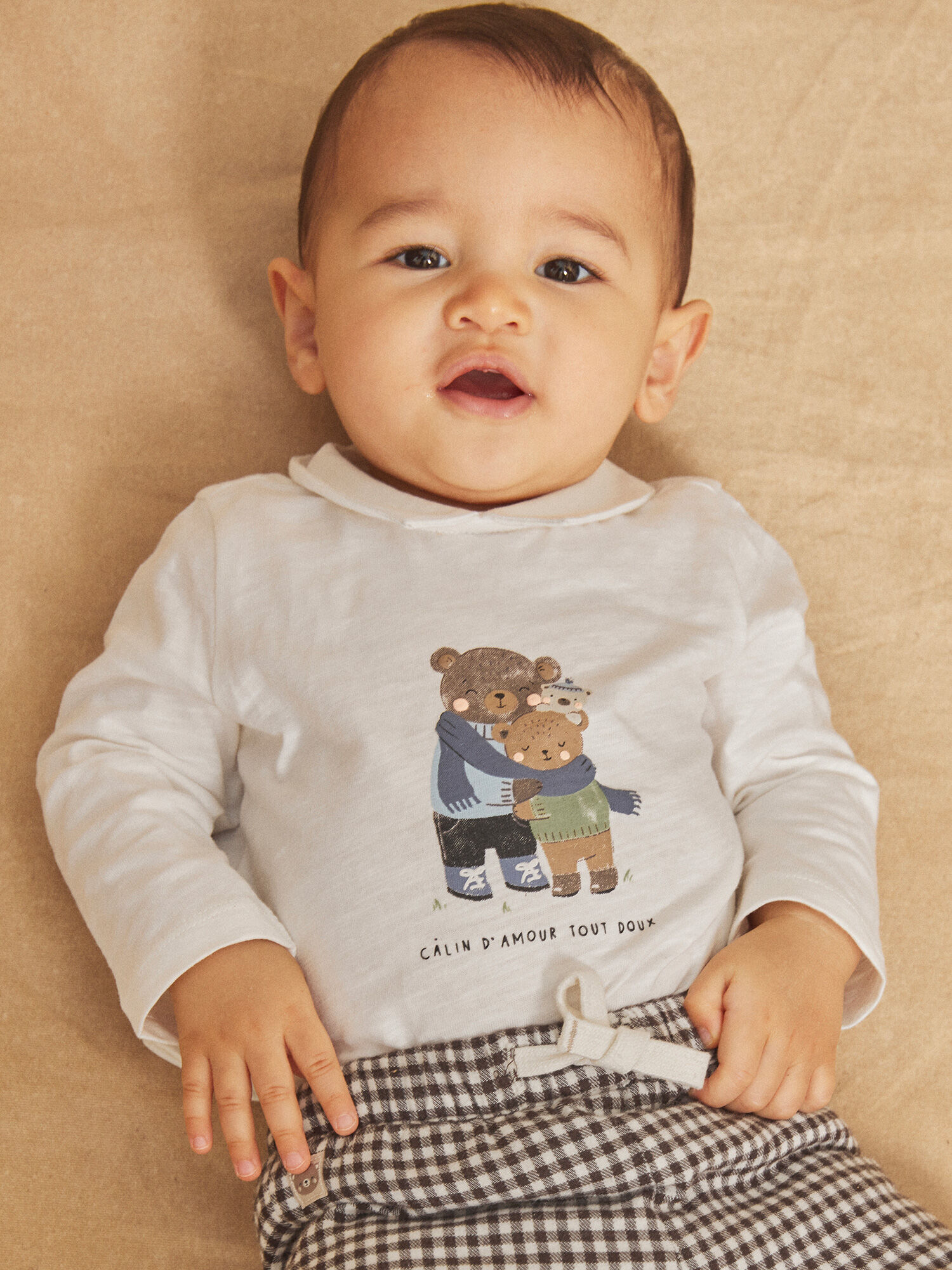 Polo blanco niño manga larga best sale
