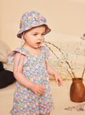 Sombrero crudo con estampado de flores FASOLINE / 23E4BFS1CHA001