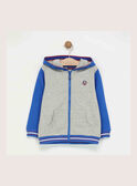 Chaqueta de chándal de color gris jaspeado RAJOTAGE 1 / 19E3PGB1JGH943