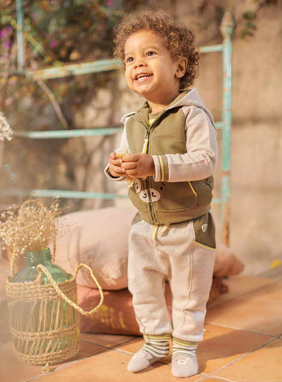 Pantalón de chándal bicolor para bebé niño CACLEMENT / 22E1BGB1JGBJ920