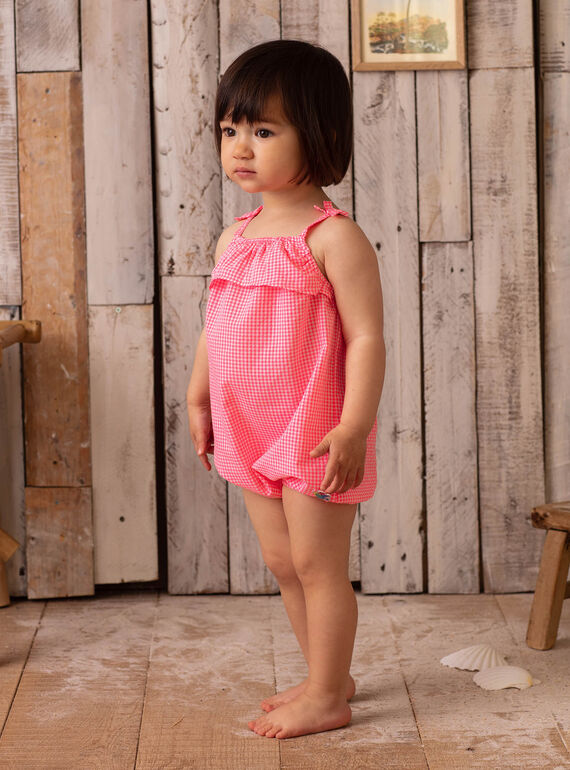 Pelele vichy rosa ZASUZY / 21E1BFU1CBLD311
