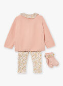 Conjunto de top, pantalón y calcetines palisandro LOELYS / 24H0CF11ENS312