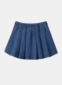 Falda vaquera plisada azul LEJUPETTE / 24H2PFJ1JUPP272