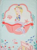 Juego de cama de color turquesa y rosa con estampado de sirena TIPARURSIR2 / 20EZEN71PLR213
