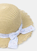 Sombrero de paja con estampado floral KAPETULA / 24E4BFN1CHA009