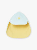 Sombrero de baño con protección antiUV reversible de color turquesa con dibujo de orejas 3D KISACHA / 24E4BGG2CHA203