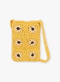Bandolera de ganchillo de color amarillo mostaza FLISACETTE / 23E4PFP1BESB106