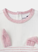 Pelele de terciopelo con conejo MEAMY / 25E5BFF1GRE001