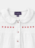 Conjunto de blusa y pantalón corto a rayas KAPAULINE / 24E1BFN1ENS001