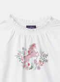 Camiseta unicornio y flores LADISHETTE / 24H2PFQ1TML001
