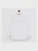 Camisa de color blanco RYDROAGE / 19E3PGR2CHM001